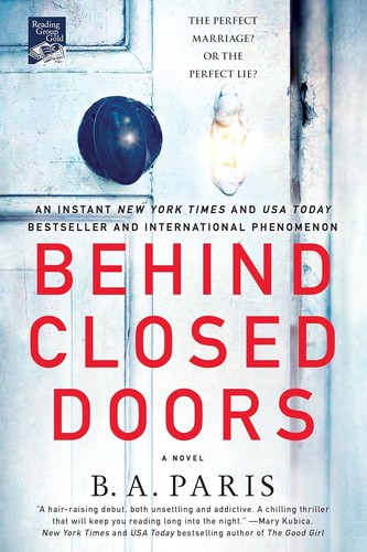 Cover of Behind Closed Doors by B.A. Paris